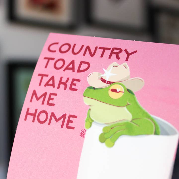 Betina C Koche - Wholesale Sticker - Sticker Country Toad | Frog Illustration2