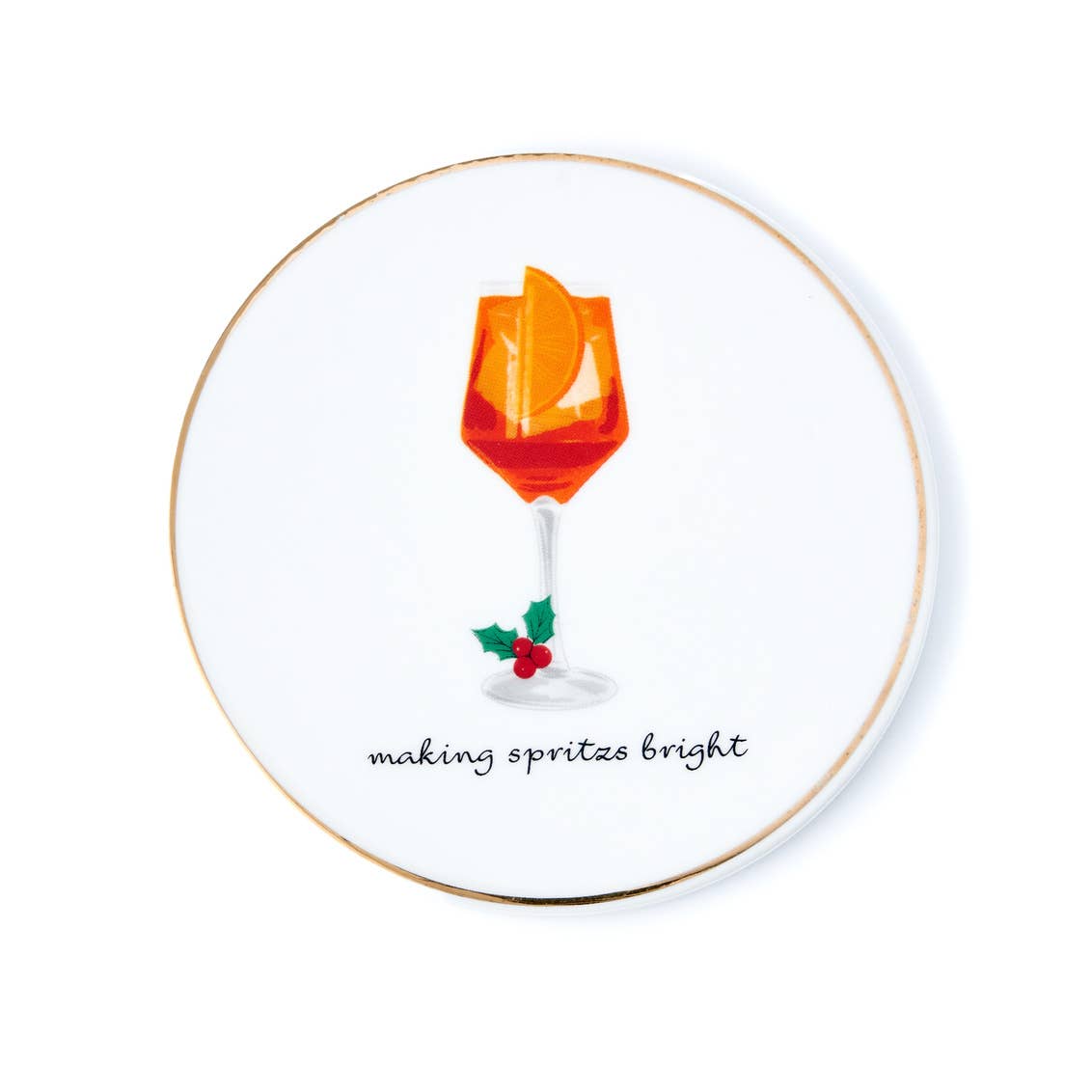 Godinger – wholesale Coasters – Holiday Cheers Coaster Set of Four2