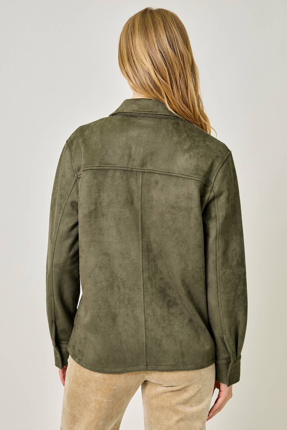Mystree - Wholesale Shirt Jacket/Shacket - Women's - 61219 Suede Shacket4