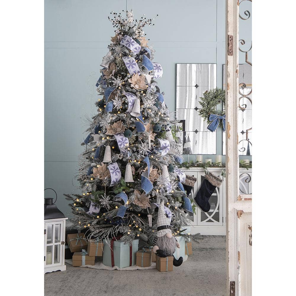 A&B Home Group Inc. - Wholesale Ornament - 7x2,5x3"H Glinsterende Blauwvogel Ornament Klem7