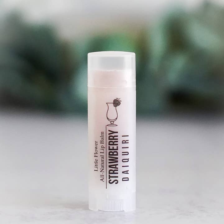 Strawberry Daiquiri Lip Balm for wholesale by The Little Flower Soap Co