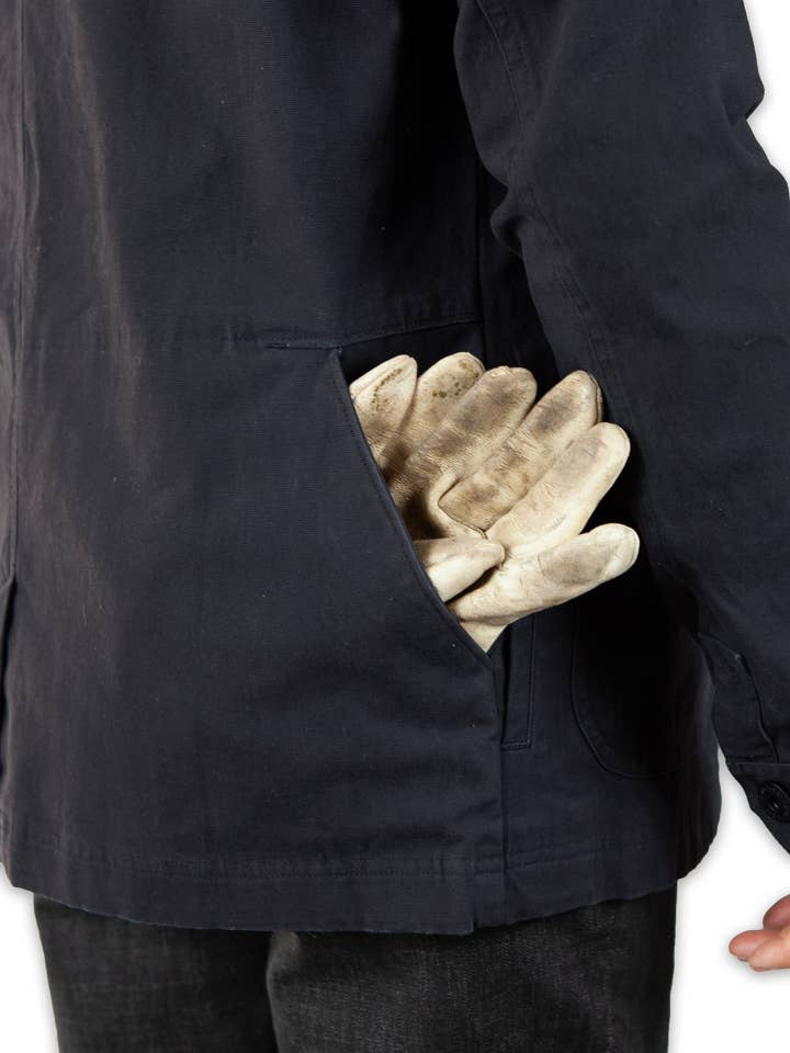 Heston Chore Coat - Black for wholesale on Faire9