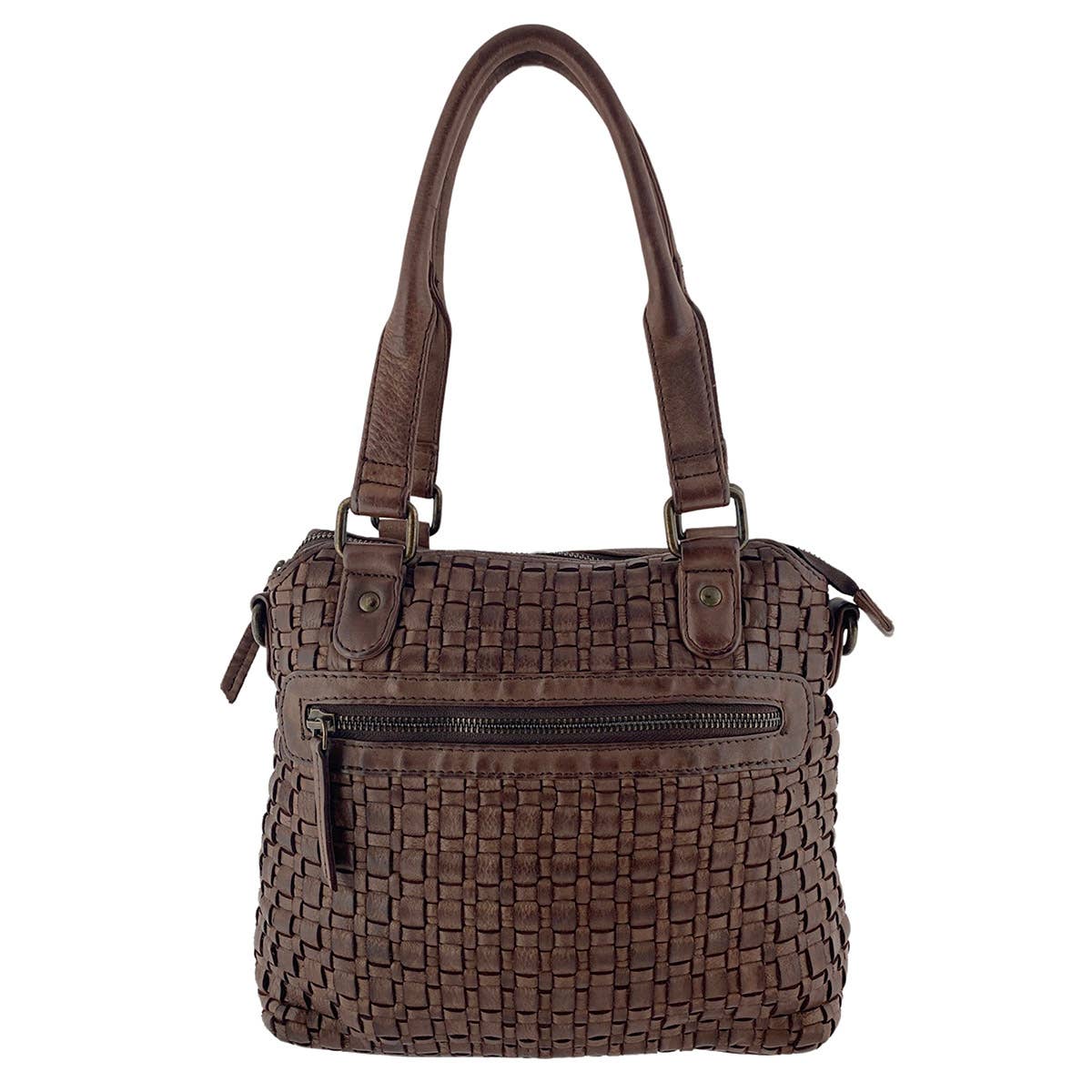 Arrigo - Wholesale Shoulder Bag - Women's - Arrigo Braided Leather Shoulder Bag or Handbag - 4 colours18