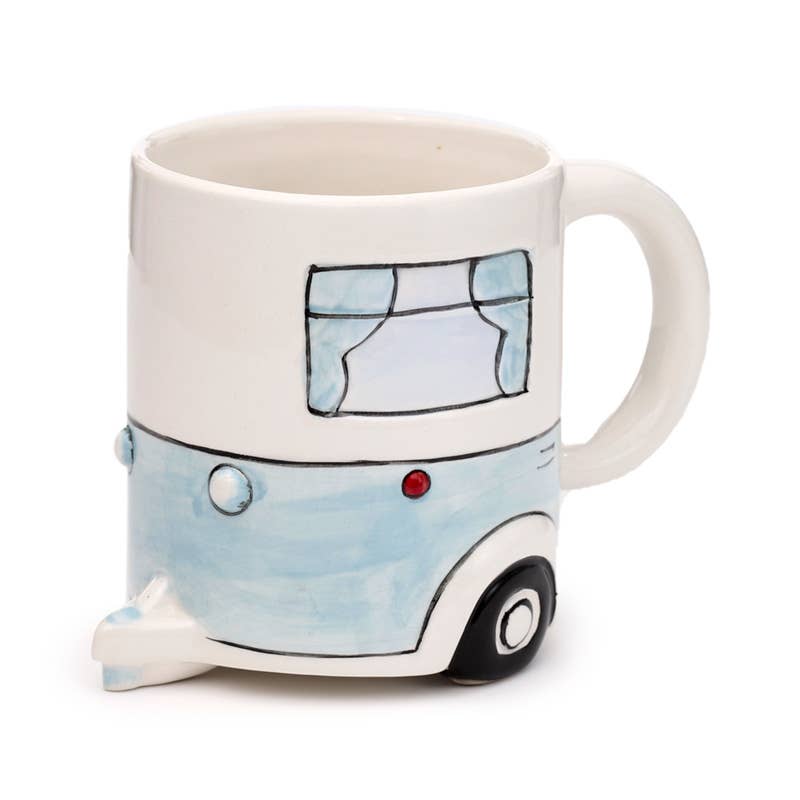 Puckator Ltd - Wholesale Coffee Mug - Home Is Where You Park It Caravan Ceramic Shaped Mug3