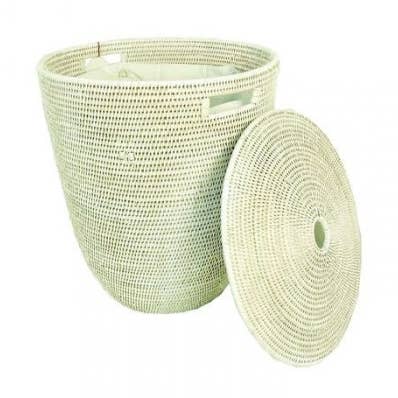 Wäschekorb in Olivgrün mit Tasche für den Großhandel von Baolgi