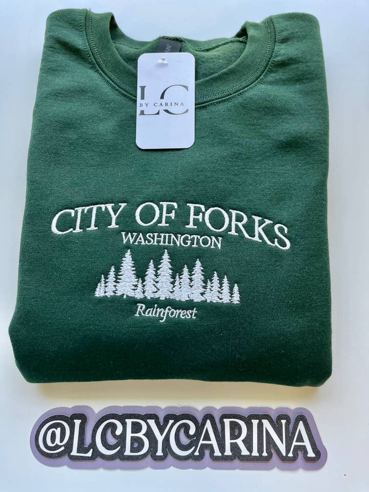 Felpa autunnale della città di Forks per la vendita all'ingrosso da parte di LC by Carina