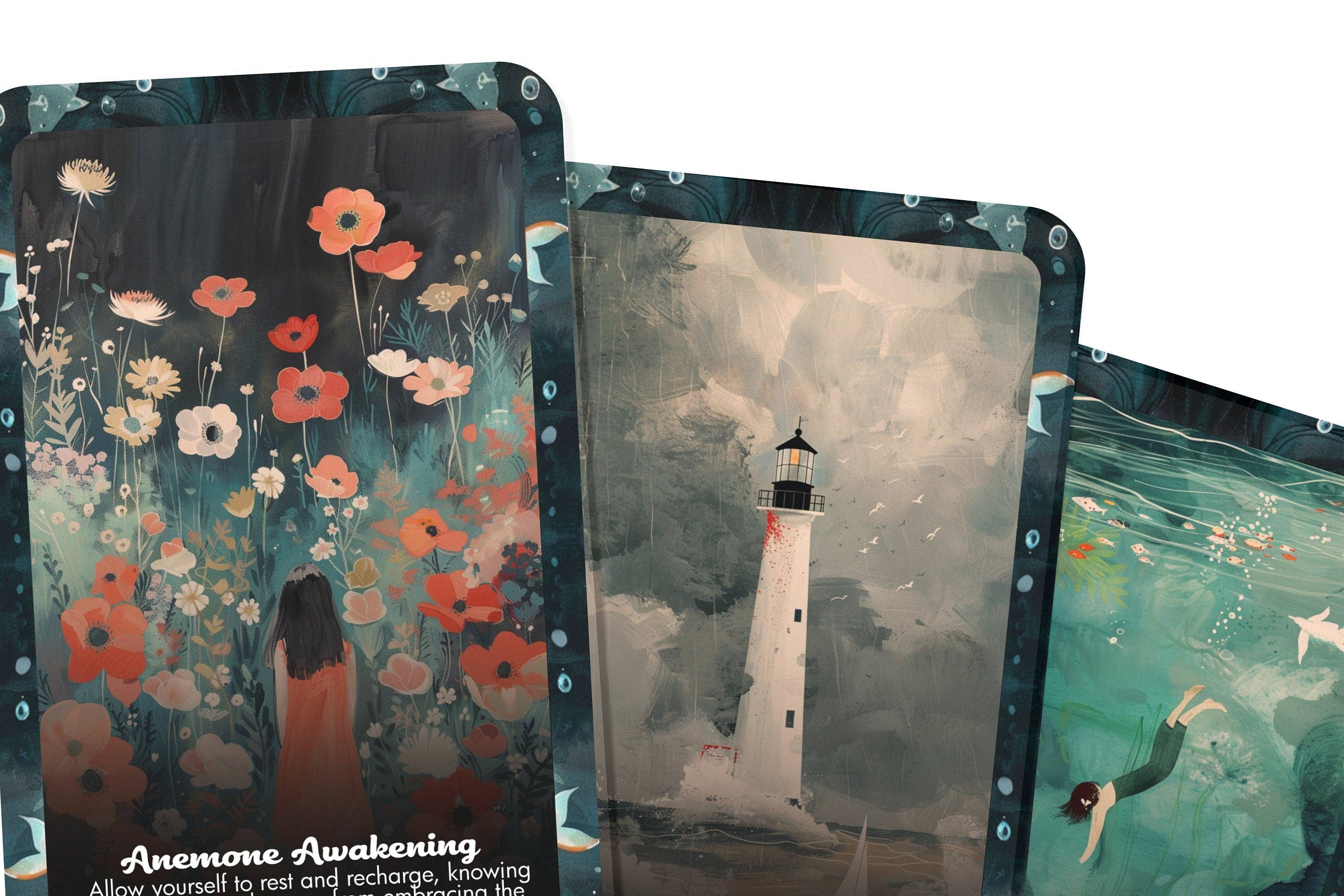 Ibiza Tarot USA - Vente Cartes de tarot - Sirènes et oracle magique de l'océan — La sérénité venue de la mer4