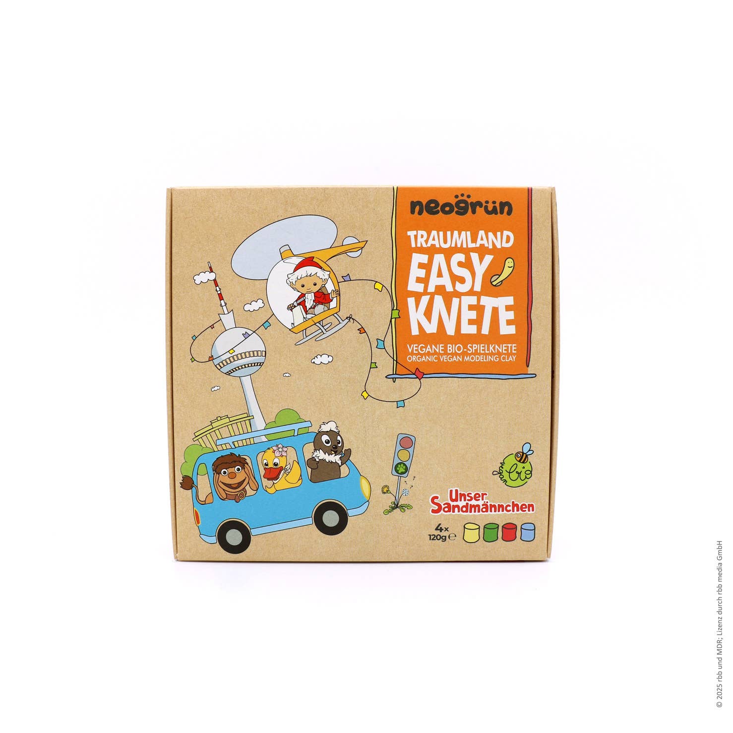 NEOGRÜN - Wholesale Putty/slijm - Kinderen - Dreamland Easy Clay 4-pack - Sandman editie2