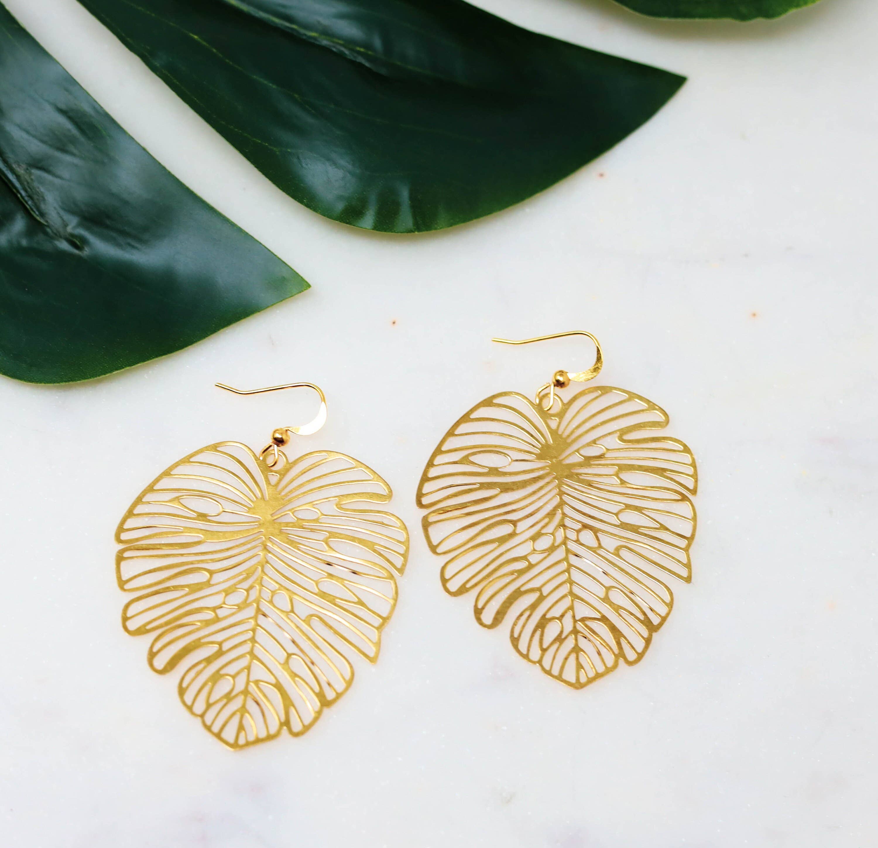 Hupomeno Designs – wholesale Hängande örhängen – Guld Filigran örhängen2