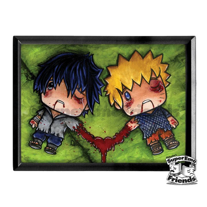 SuperEmo Narooty Framed 5x7 Print for wholesale by SuperEmoFriends