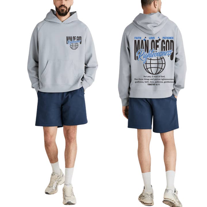 Righteous man of God Hoodie | unisex | Nickel for wholesale by Made By Yen