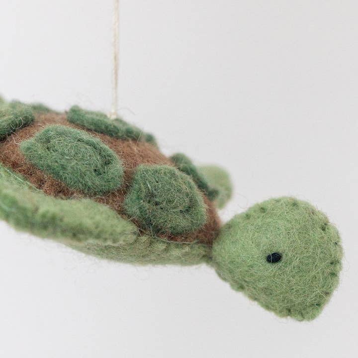 Nivas - Wholesale Ornament - Christmas Turtle Ornament - Handmade Coastal Christmas Gift 4