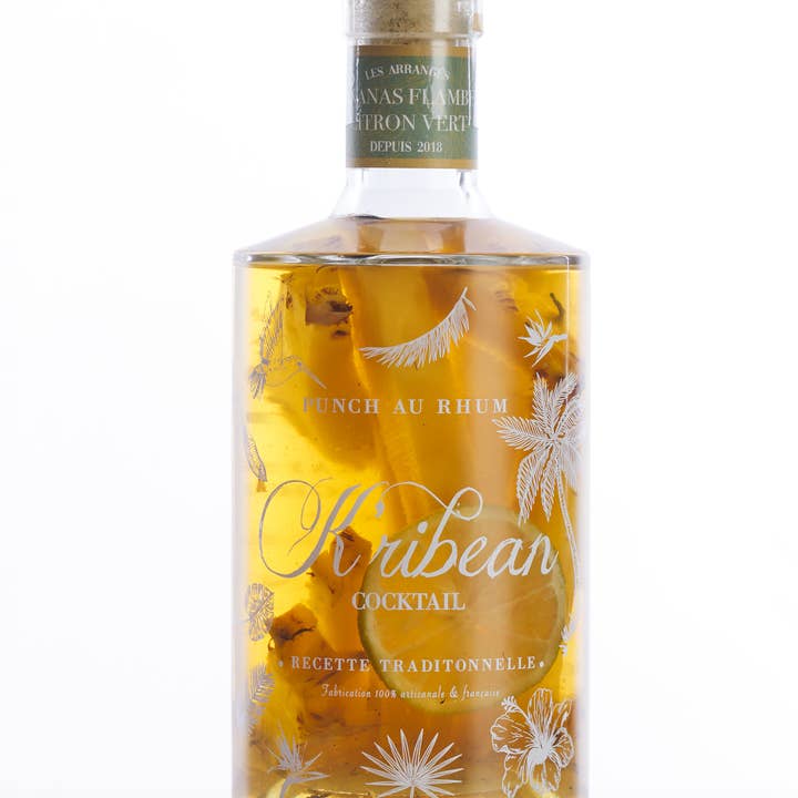 K'ribean Cocktail - Wholesale Rum - Pineapple flambé lime rum punch