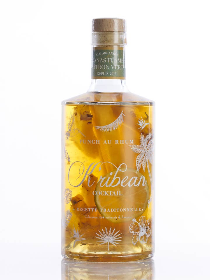 Flambierte Ananas-Limetten-Rum- für den Großhandel von K'ribean Cocktail