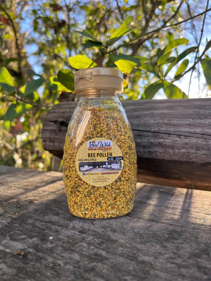 Bee Pollen Granules 8oz for wholesale by Bee Wild Raw Honey