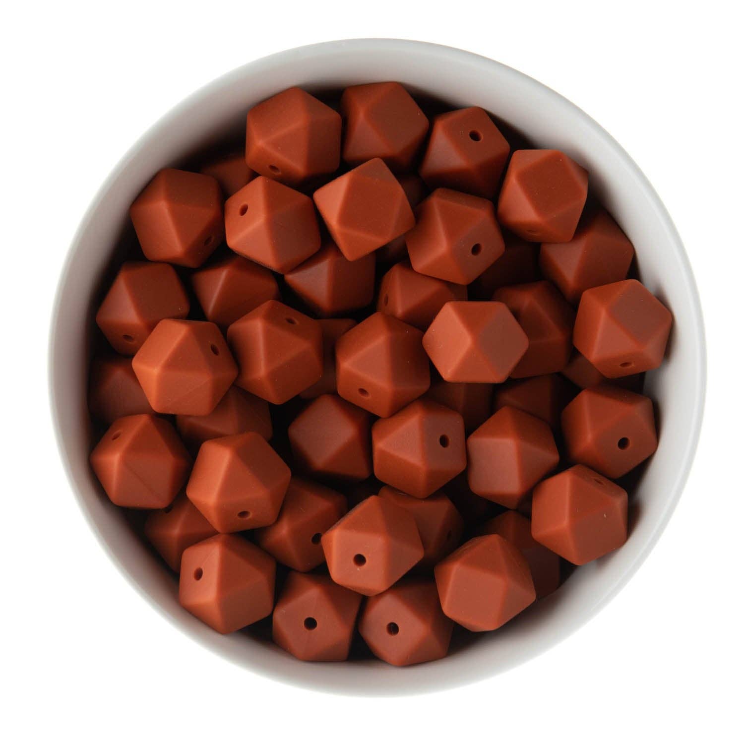 Cara & Co Silicone Craft Supply – wholesale Beads – 14mm Hexagon Silicone Beads34