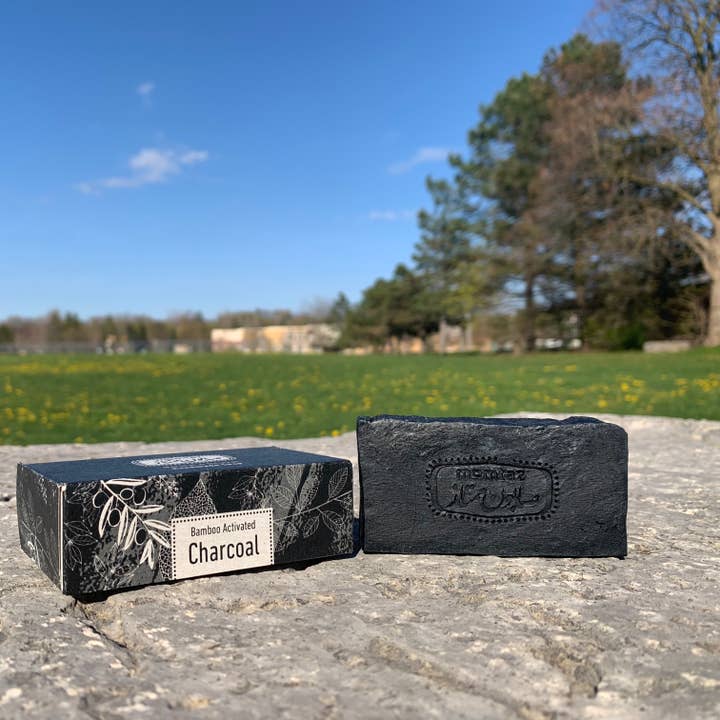 Charcoal Facial Soap Bar for wholesale by Momtaz Soap