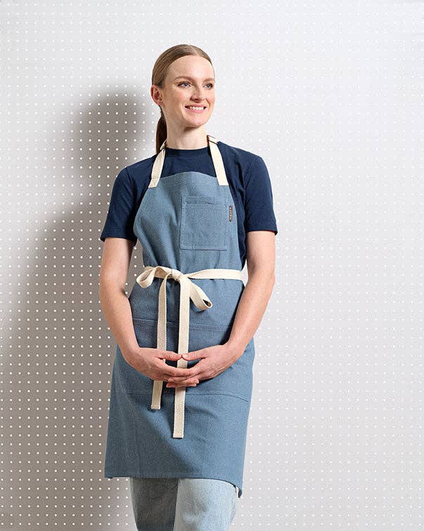 MEEMA - Wholesale Apron - Chef Apron with Pockets – Upcycled Cotton, Adjustable Fit0