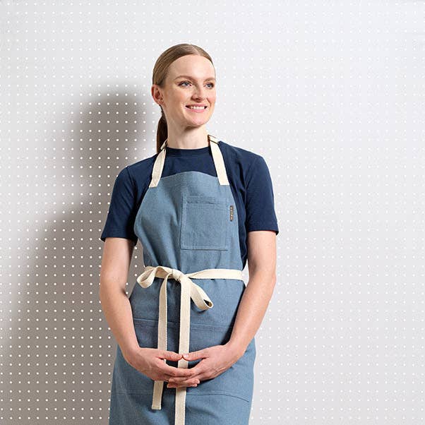 MEEMA - Wholesale Apron - Bib Apron with Pockets – Upcycled Cotton, Adjustable Fit6