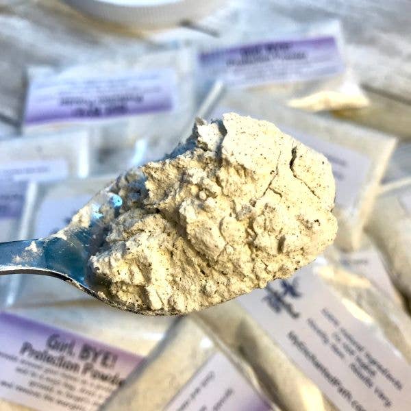 My Enchanted Path - Wholesale Meditation Supplies - Girl, Bye! Protection Powder Sachet | .50 ounce packet