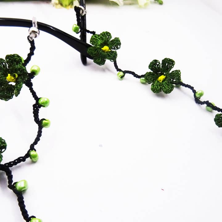 Meli Design – wholesale Snodd - Dam – Grön glasögon snodd