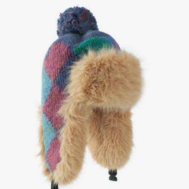Vintage Color Block Knit Plushed Pom Hat DPH1328 and other Purchase Wholesale fur pom. Free Returns & Net 60 Terms on Faire trending on Faire.