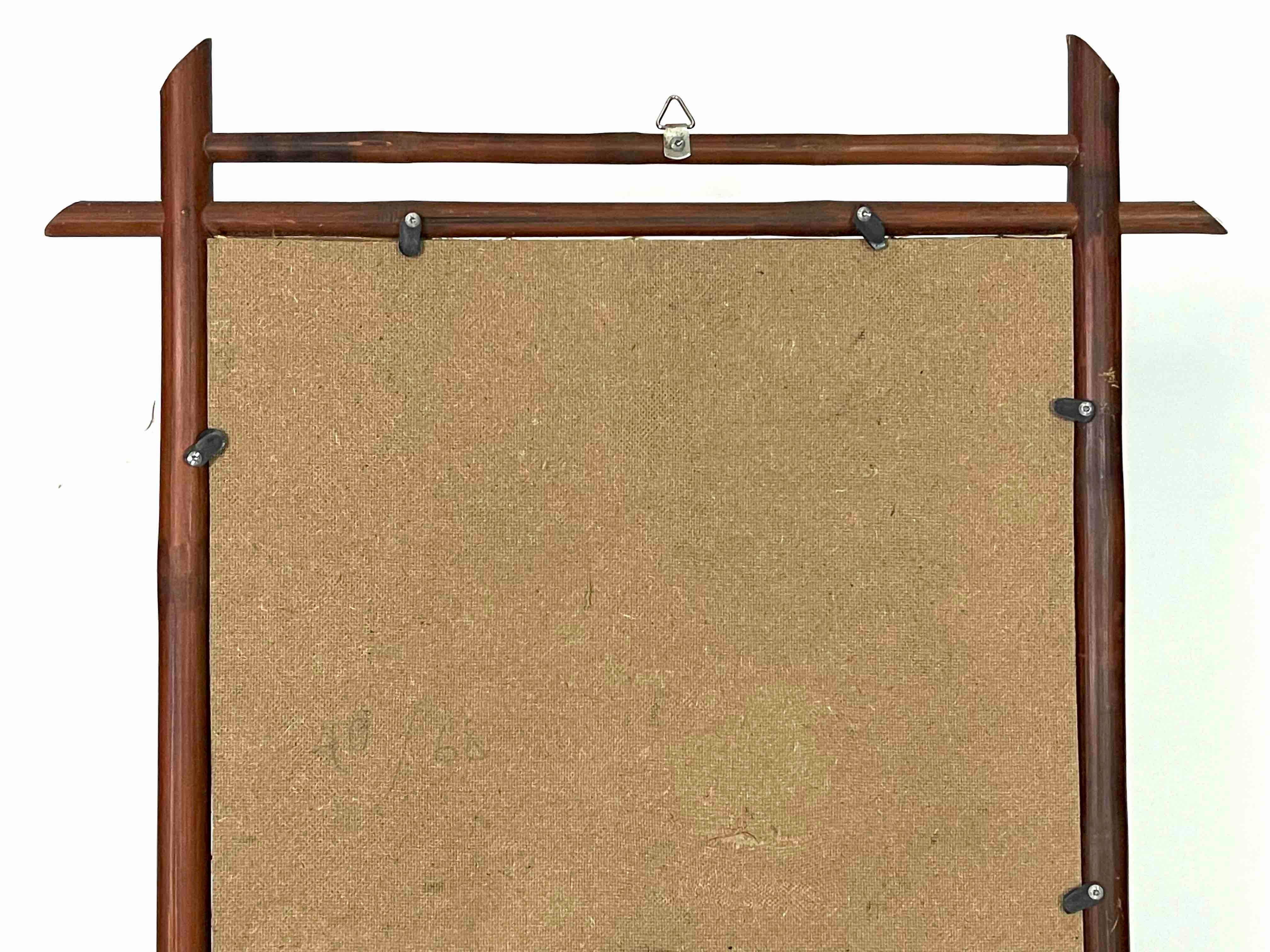 The Niger Bend - Wholesale Picture Frame - XXL Bamboo Vertical Rectangular Picture Frame - Cross-Corner3