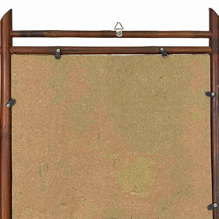 The Niger Bend – Moldura por atacado – Porta-retratos retangular vertical em bambu XXL - Canto cruzado3