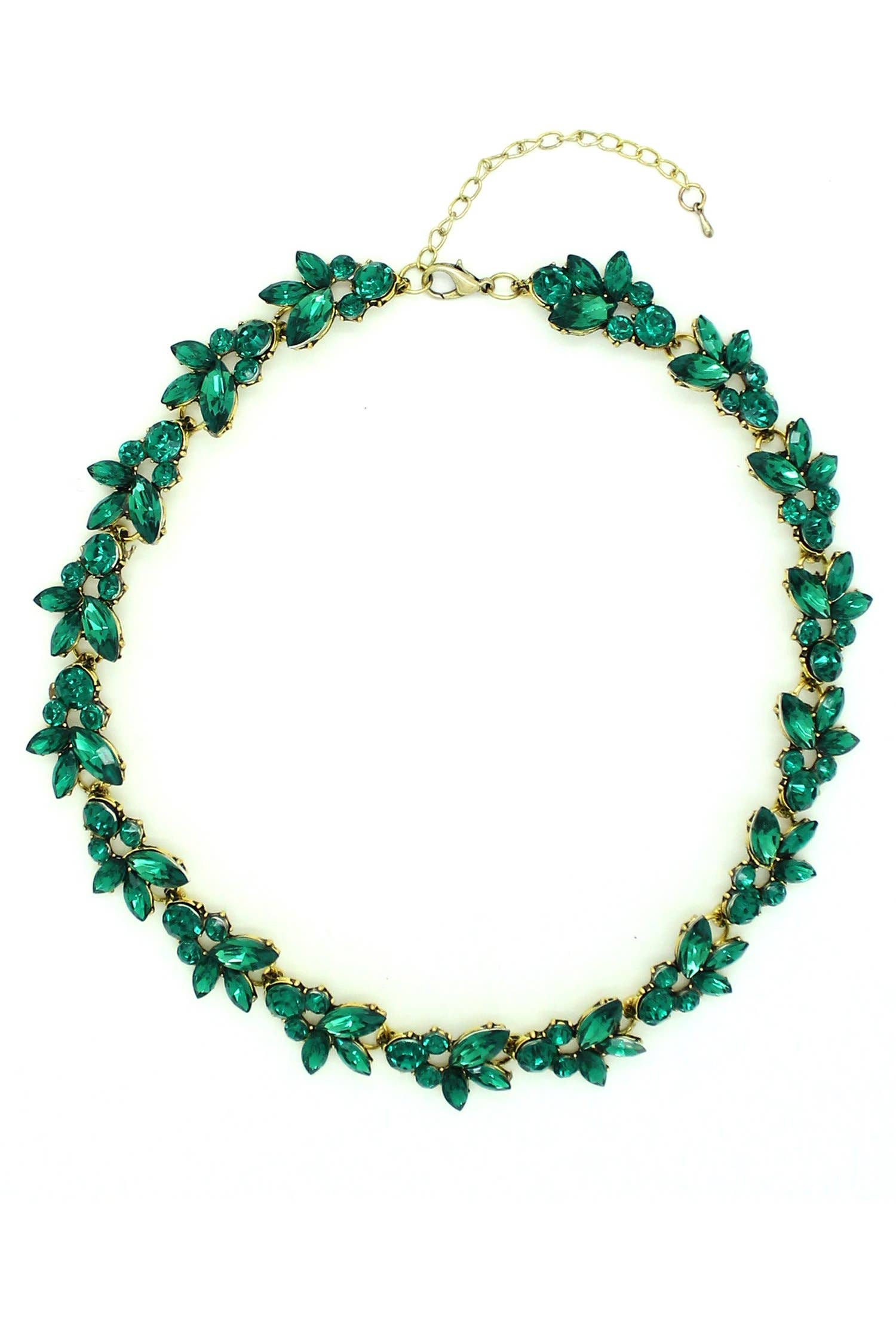 Eye Candy Los Angeles - Wholesale Schakelketting - Halsketting Hadley - Groen
