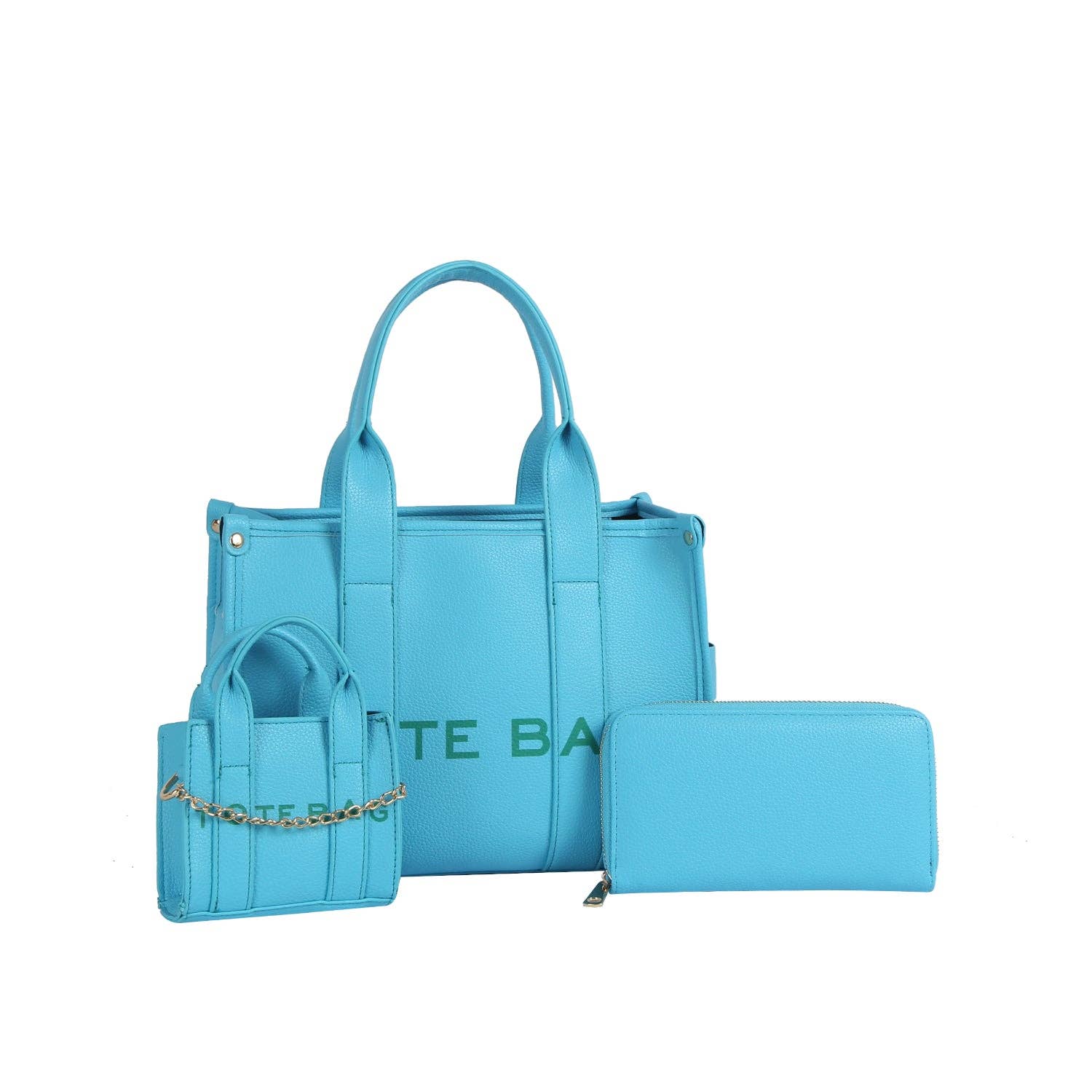 Handbag Factory Corp - Wholesale Tote Bag - Women's - Everyday 3-Piece Tote Set4