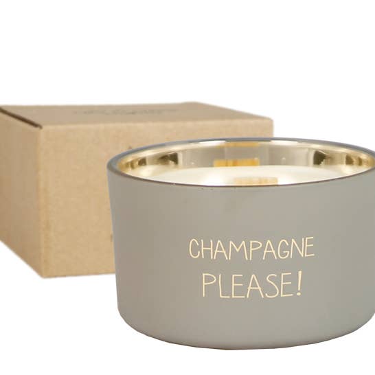 My Flame Lifestyle – Engroshandel Glaslys – SOJA STEARINLYS - CHAMPAGNE TAK1