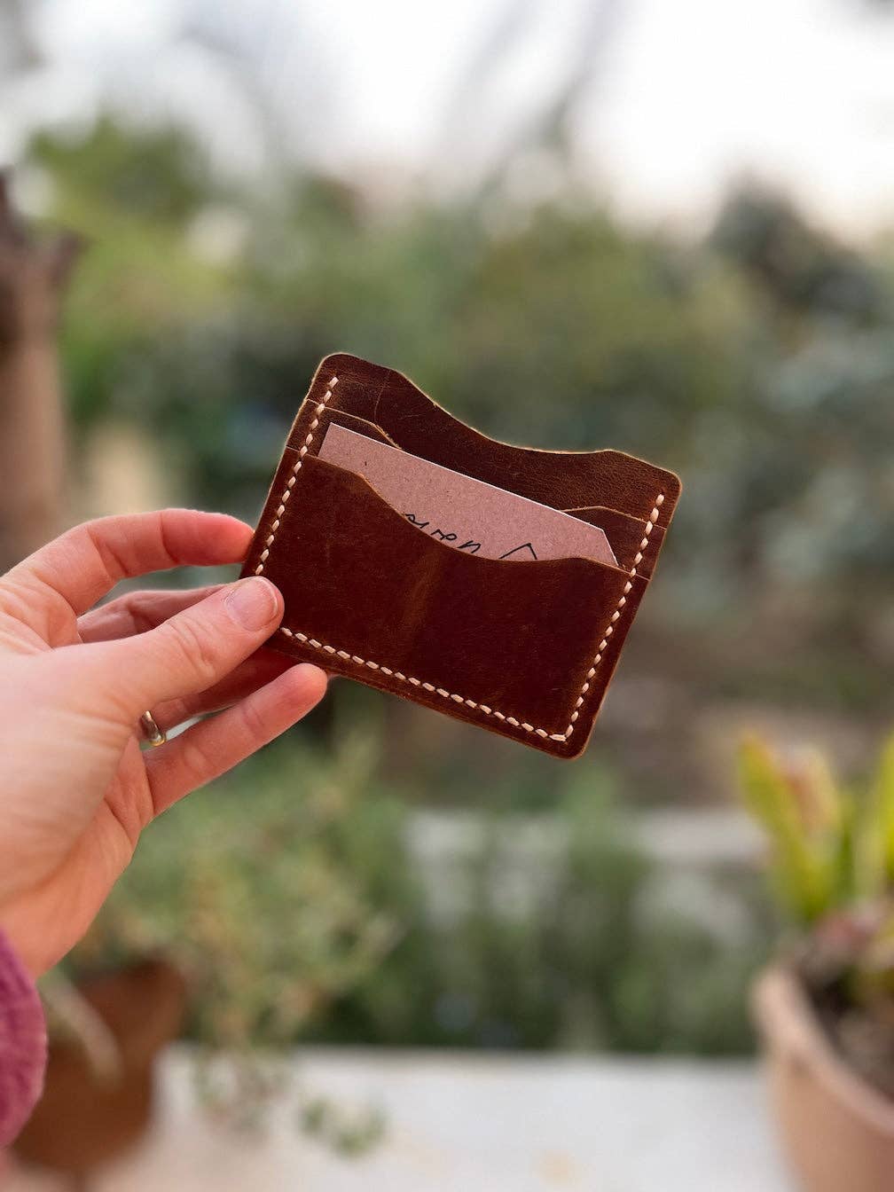 Woven With Hope - Wholesale Wallet - Men's - Card Wallet-Hickory5