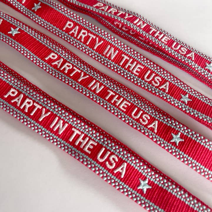 America250🇺🇸 FIESTA NOS EUA Fita de Pescoço por atacado de AshleighDesignCo