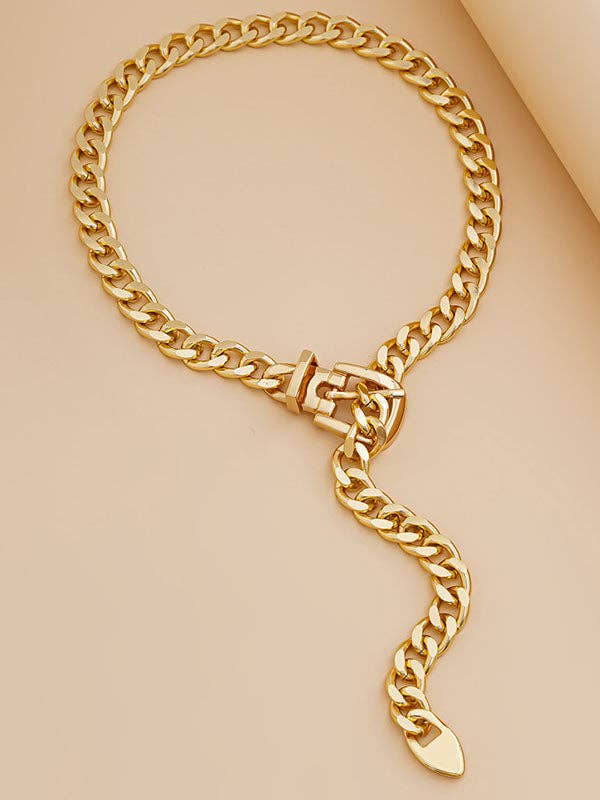 UZ Wholesale Store - Wholesale Link & Chain Necklace - Chains Geometric Solid Color Necklaces Accessories6