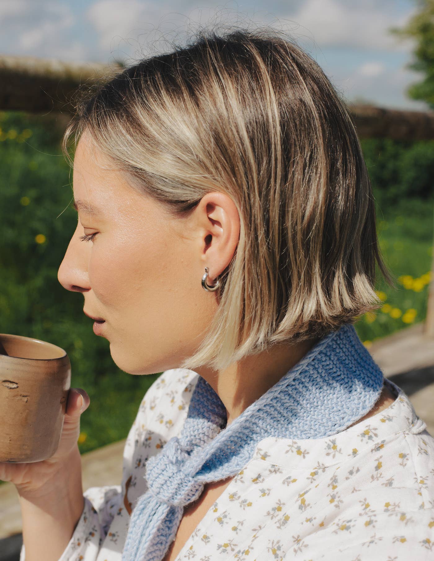 Nordic Muse – Engroshandel Hoops – Sølv Mini Halvmåne Hoop Øreringe, Vandtæt1