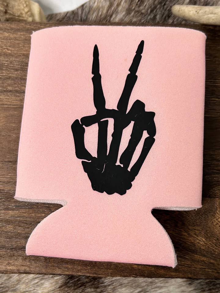 Peace Out Koozie for wholesale by Delanie Nicole
