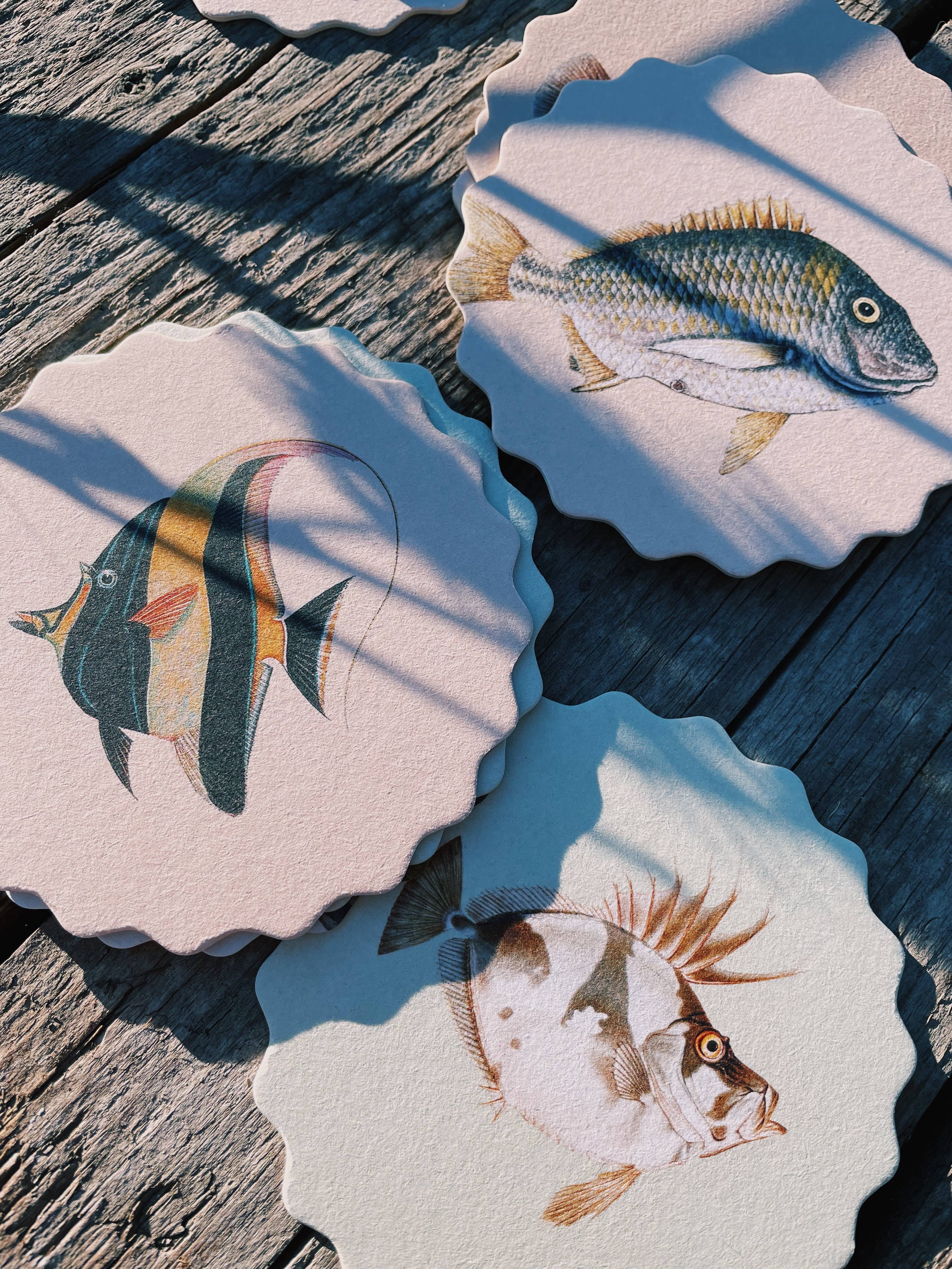 30x40 - Wholesale Coasters - Coaster Set Fish 🐠🐟🐡 9