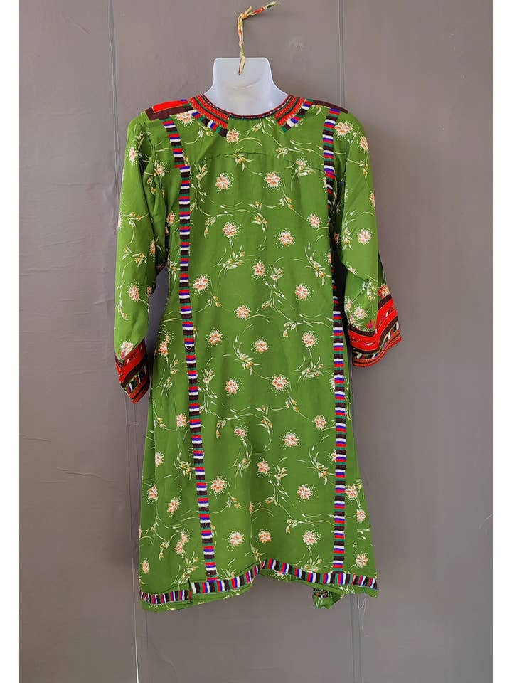 Bhawana Handicrafts - Wholesale Jurk - Dames - Geborduurde antieke zigeuner Bohemian Balochi Banjara-jurk
