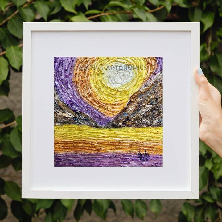 Sunstone Sea Art Print for wholesale by Creative Artonomics