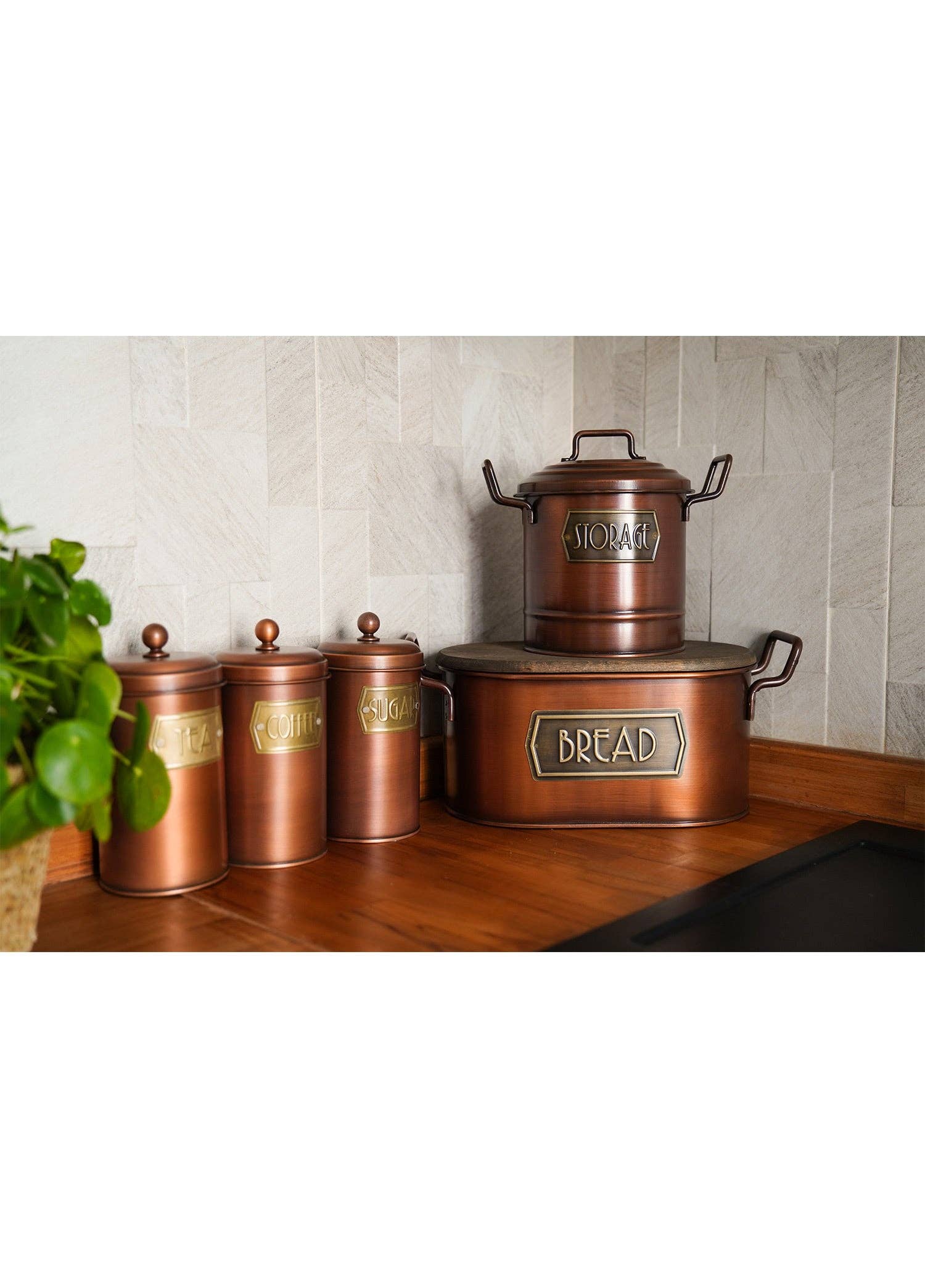 Rozi - Wholesale Bread Box - Copper Bread Bin5