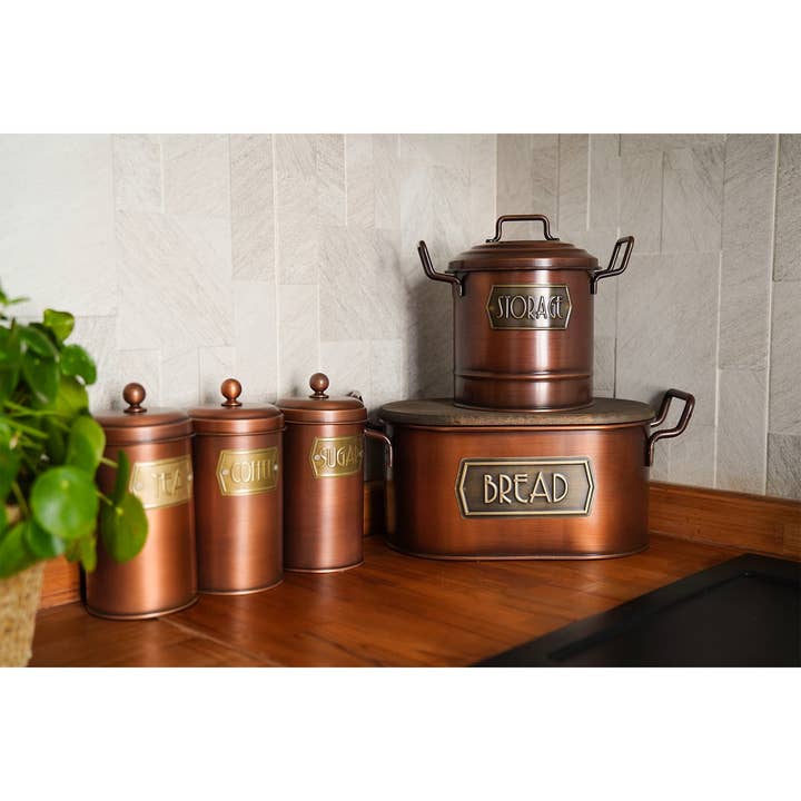 Rozi - Wholesale Bread Box - Copper Bread Bin5