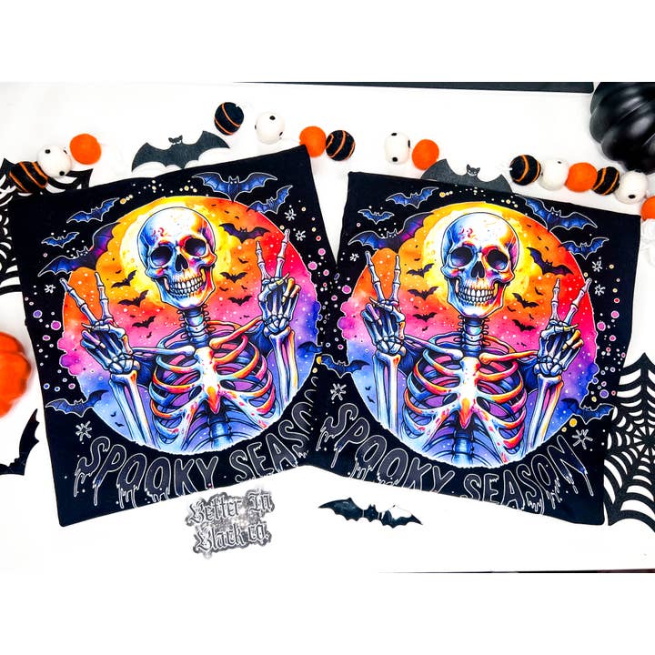 Gruselige Saison - Halloween-Shirts - Halloween - Skelett-Shirts für den Großhandel von Better In Black Co