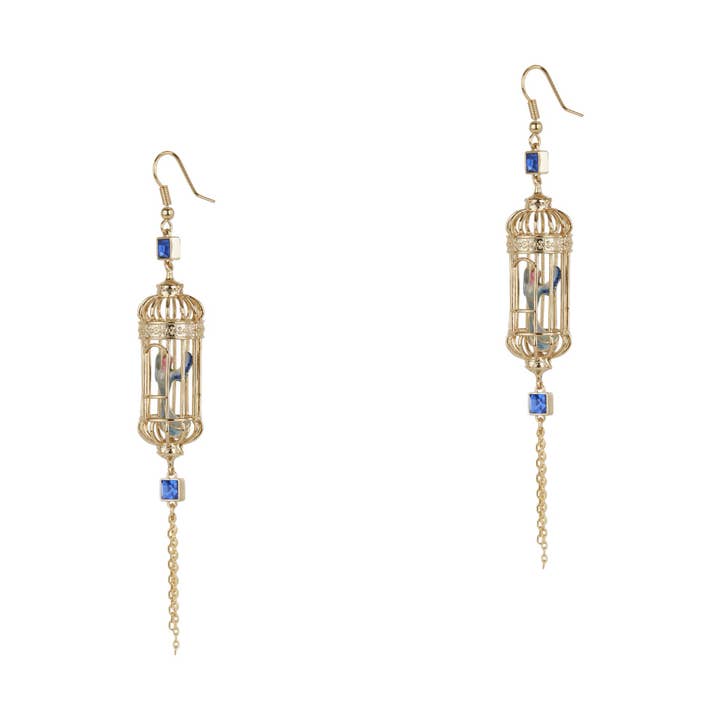 Fågelbur Droppeörhängen för wholesale av Bill Skinner