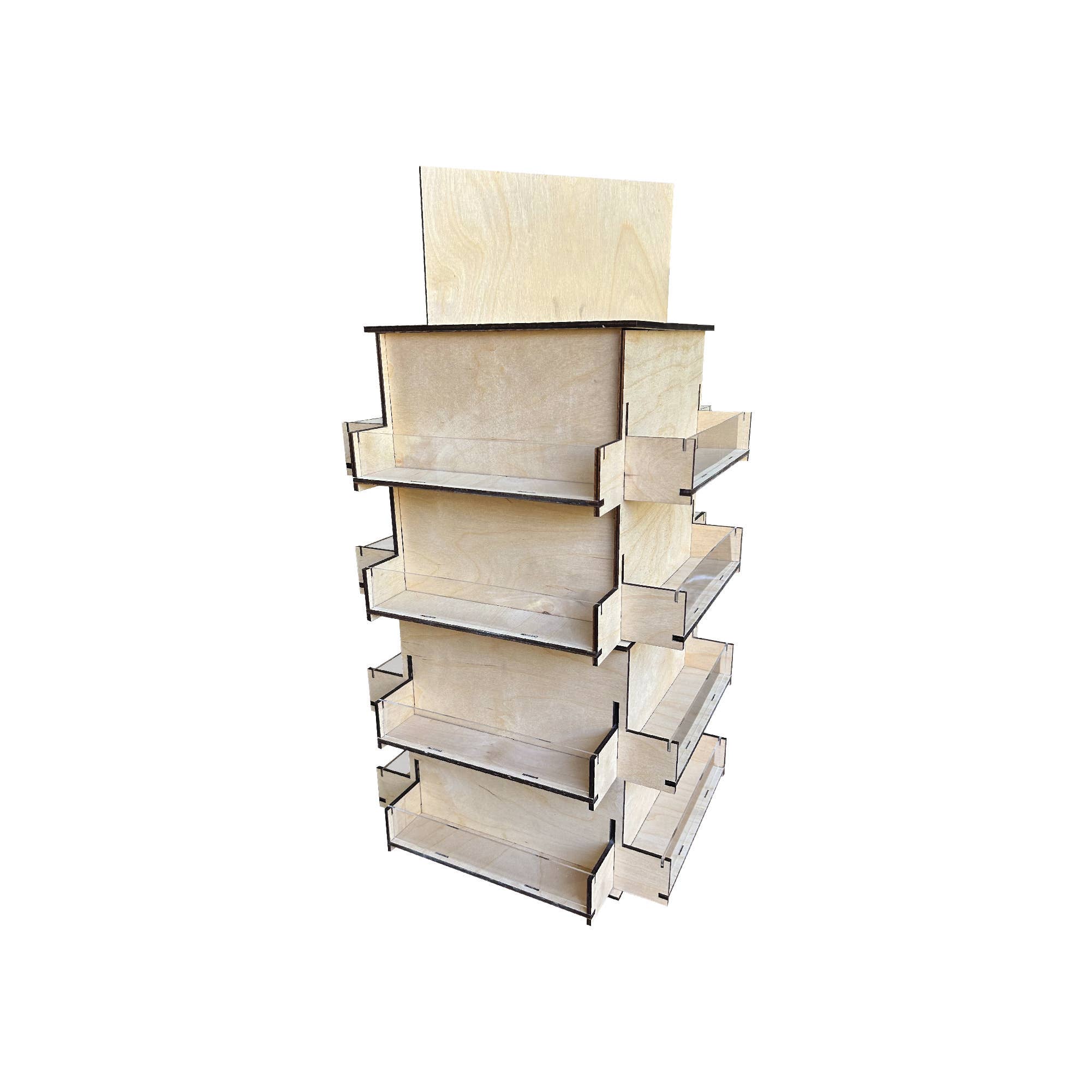 Torched Displays - Wholesale Retailer Display Stand/Case - 4-Sided Rotating Display Stand for Craft Shows, Trade Shows15