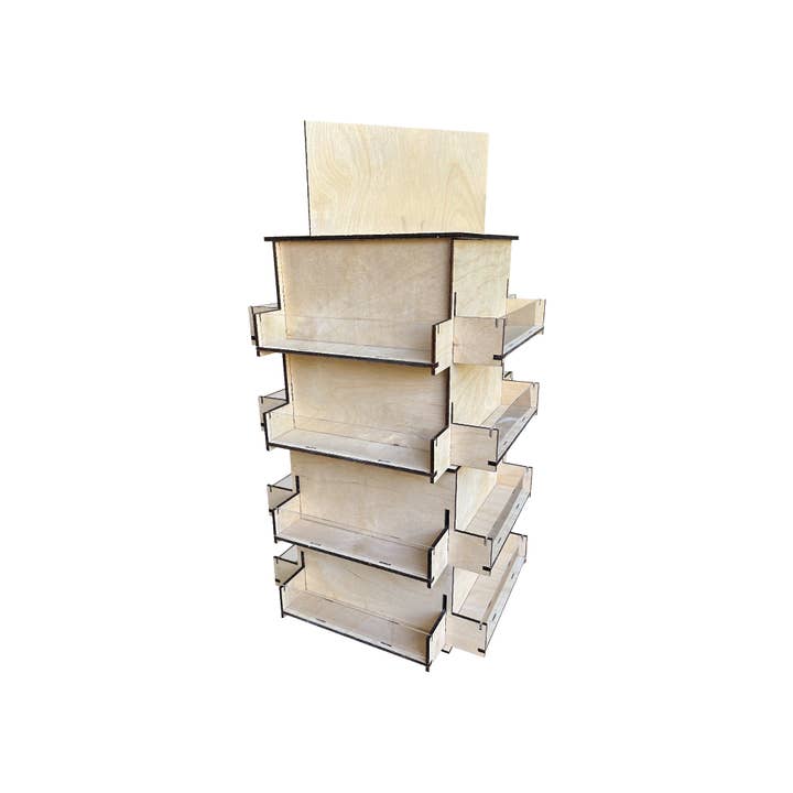 Torched Displays - Wholesale Retailer Display Stand/Case - 4-Sided Rotating Display Stand for Craft Shows, Trade Shows15