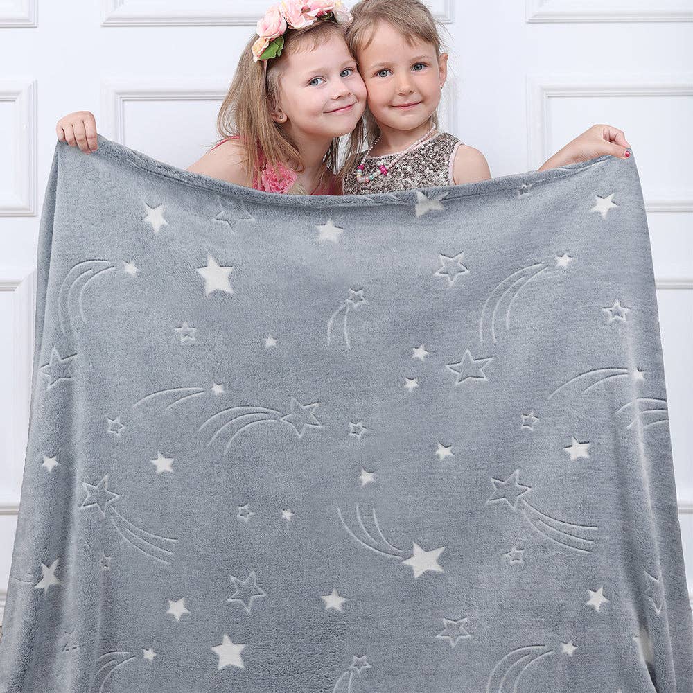 Pavilia – wholesale Throw blanket – Glow In The Dark Fleece Throw Blanket21