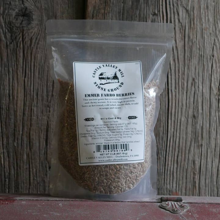 Castle Valley Mill - Wholesale Whole Grains - 10lb Emmer Farro Berries0