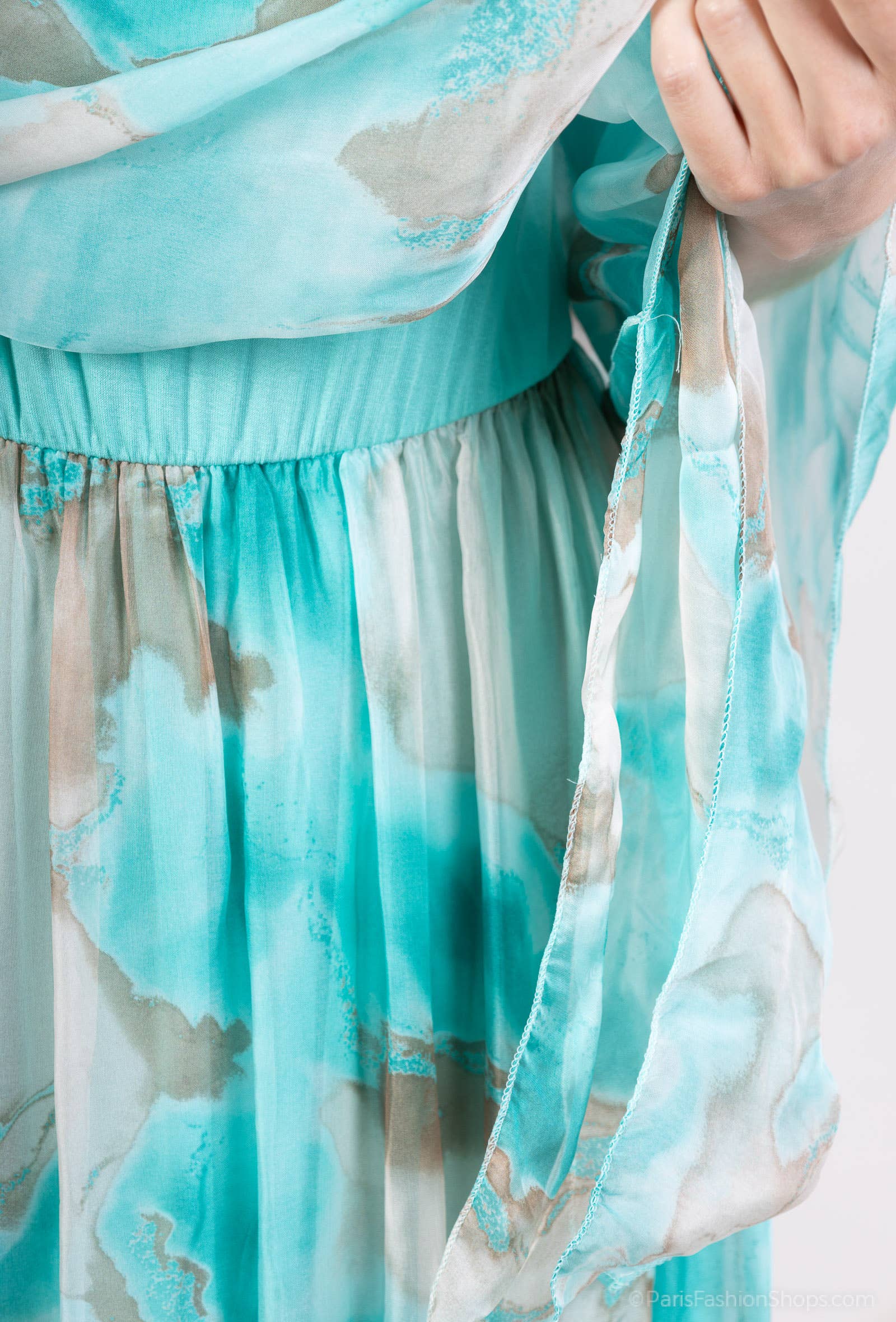 Shyloh - Wholesale Dress - Women's - 2-in-1 printed silk dress 3046820