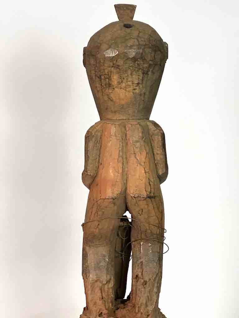 The Niger Bend - Venta al por mayor Escultura - Estatua de fetiche de fertilidad del pene articulado masculino con fuente vintage |17