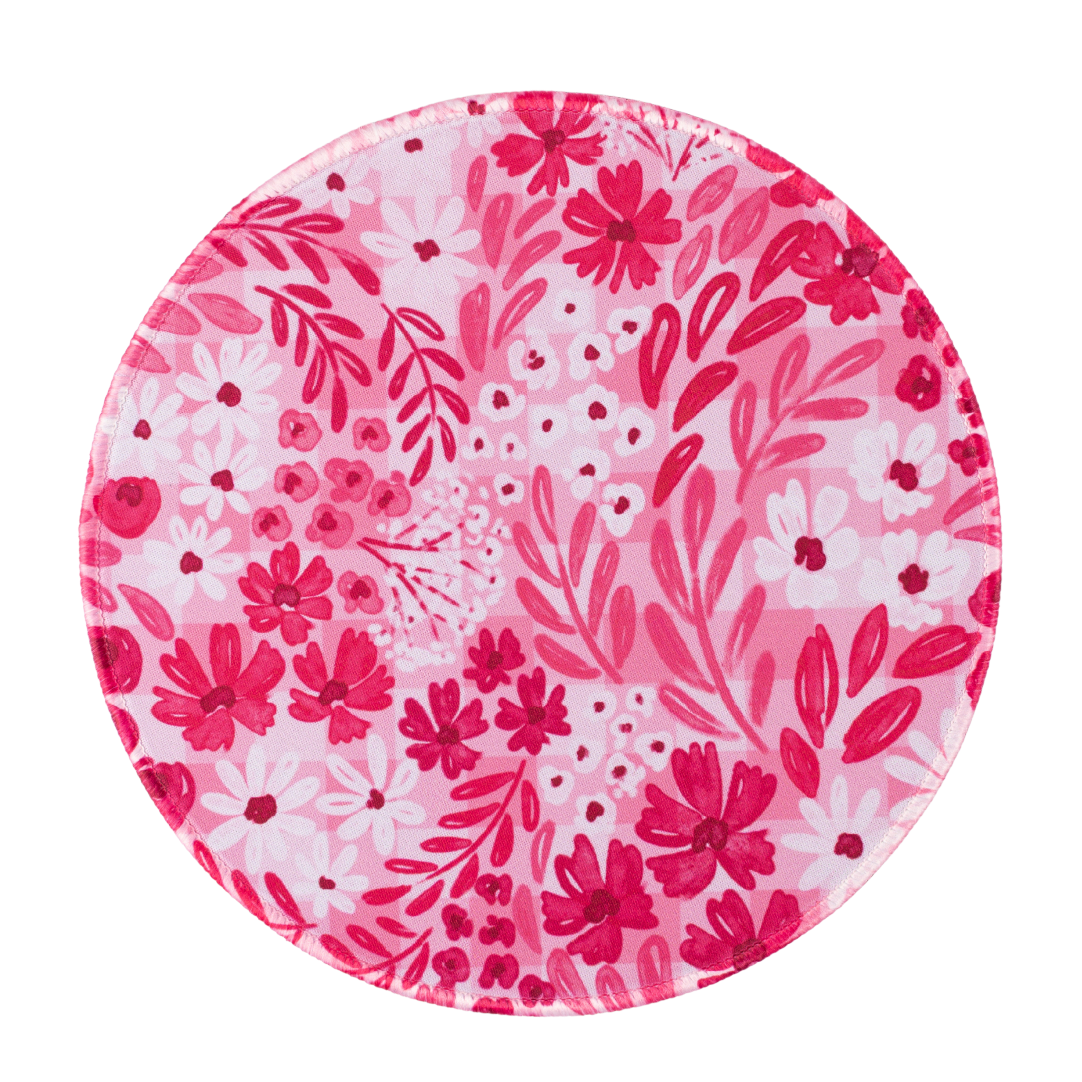 Elyse Breanne Design – wholesale Mousepad/trackpad – Pink Floral Gingham Mousepad2